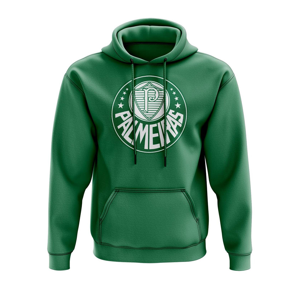 Palmeiras Hoody (Green) Polyester Uksoccershop Men's Green Xxl