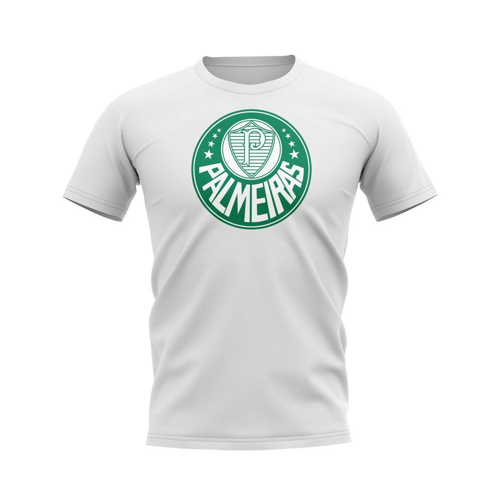 Palmeiras T-Shirt (White) Polyester Uksoccershop Men's White Xxl