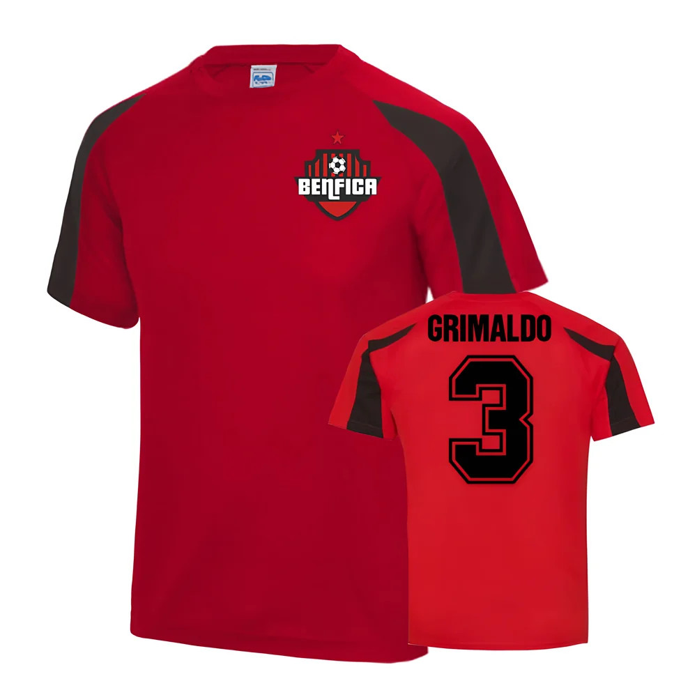Alejandro Grimaldo Benfica Sports Training Jersey (Red) Polyester Uksoccershop Men's Red Xxl