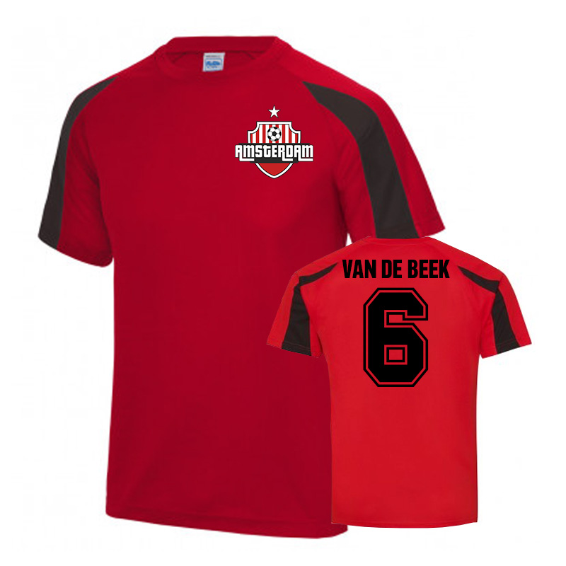 Click to view product details and reviews for Donny Van De Beek Ajax Sports Training Jersey Red.