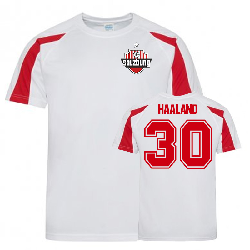 Click to view product details and reviews for Erling Braut Haaland Fc Red Bull Salzburg Sports Training Jersey White.