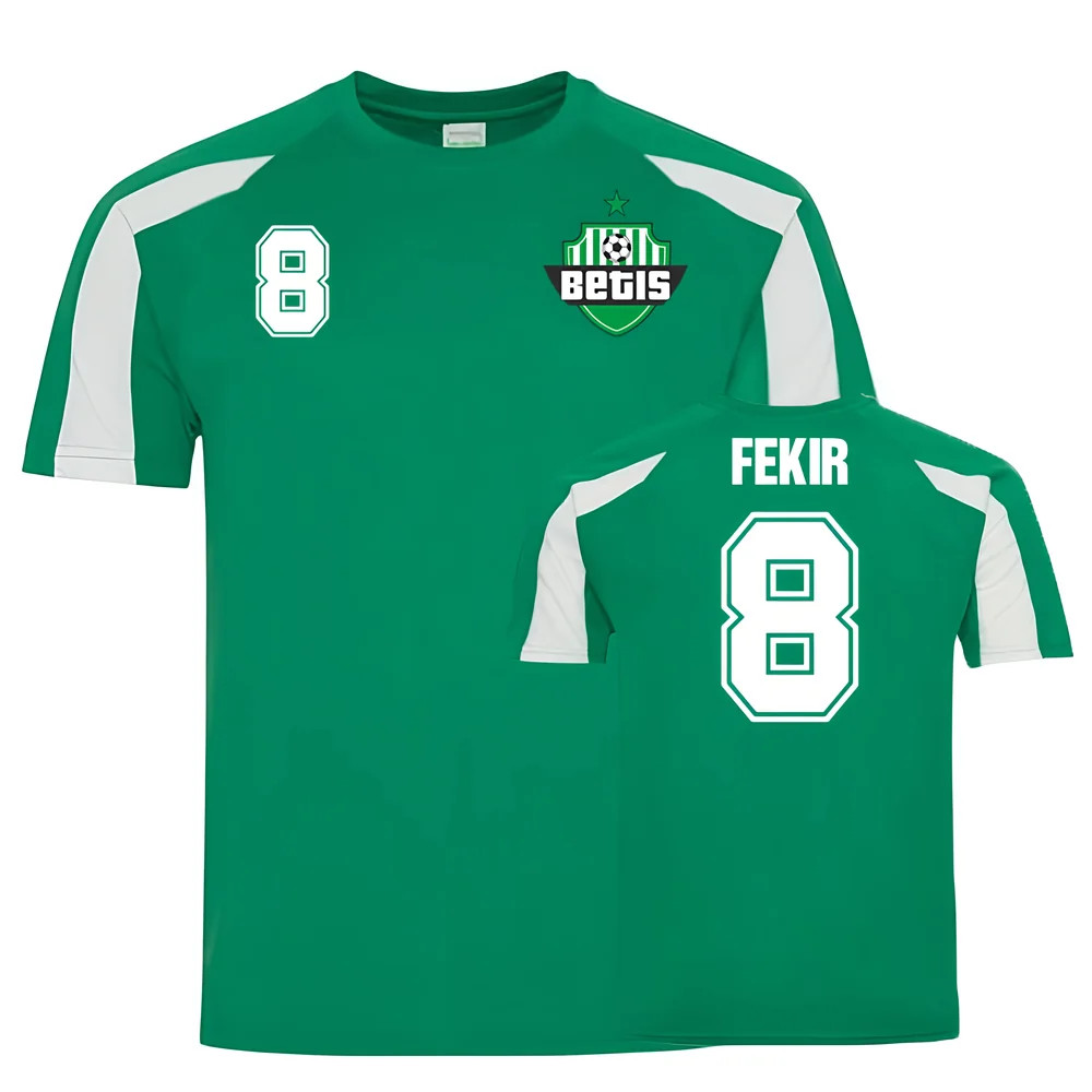 Nabil Fekir Real Betis Sports Training Jersey (Green) Polyester Uksoccershop Men's Green Xxl