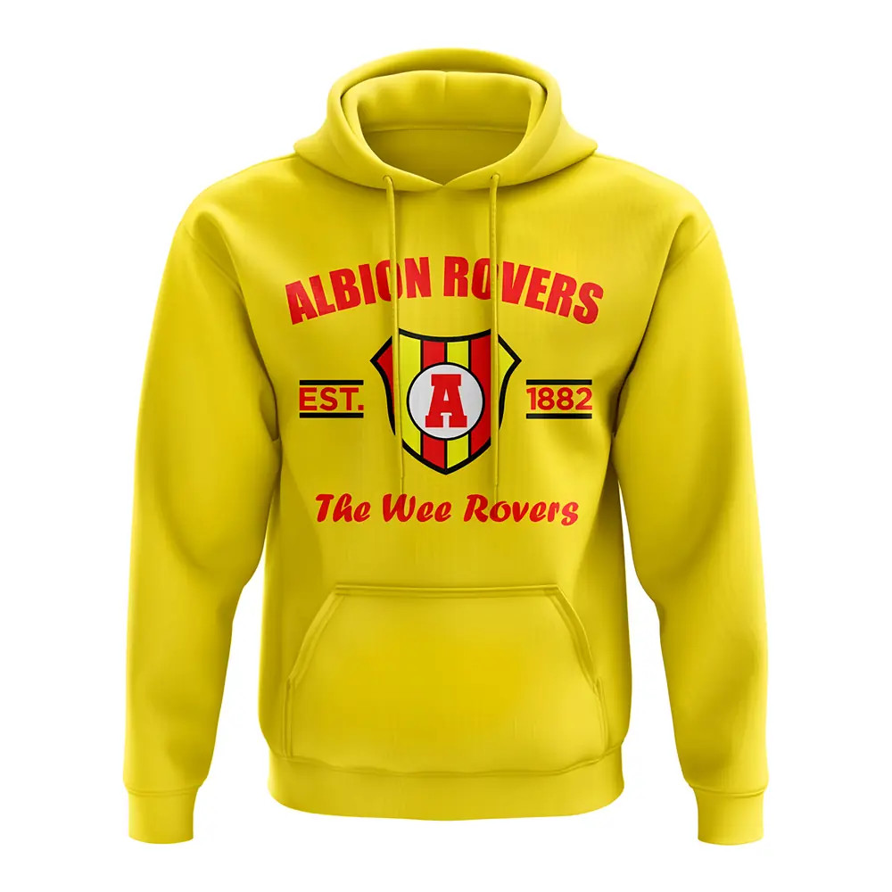 Click to view product details and reviews for Albion Rovers Established Hoody Yellow. Click to view product details and reviews for Albion Rovers Established Hoody Yellow.