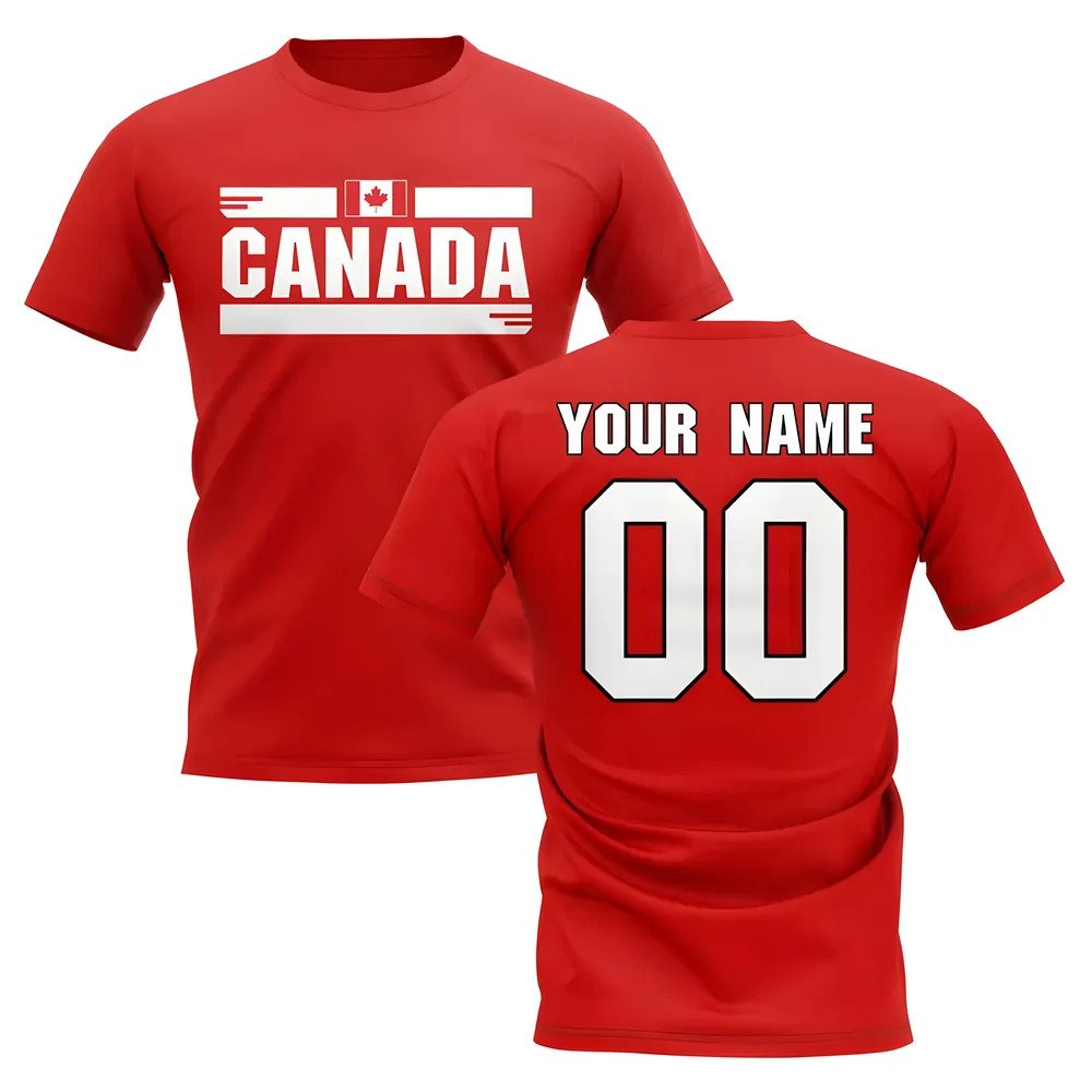 Click to view product details and reviews for Personalised Canada Fan Football T Shirt Red. Click to view product details and reviews for Personalised Canada Fan Football T Shirt Red.