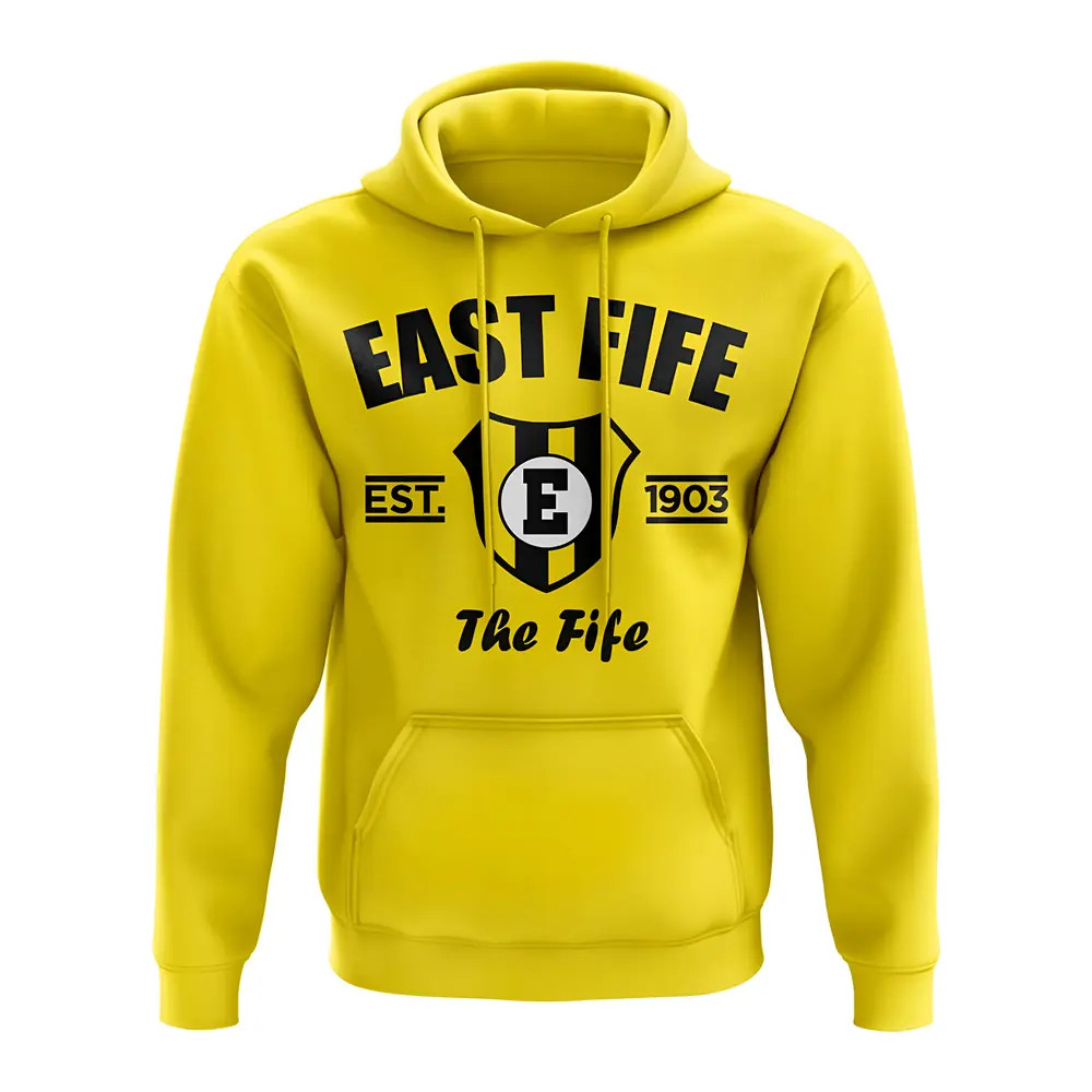 Click to view product details and reviews for East Fife Established Hoody Yellow. Click to view product details and reviews for East Fife Established Hoody Yellow.
