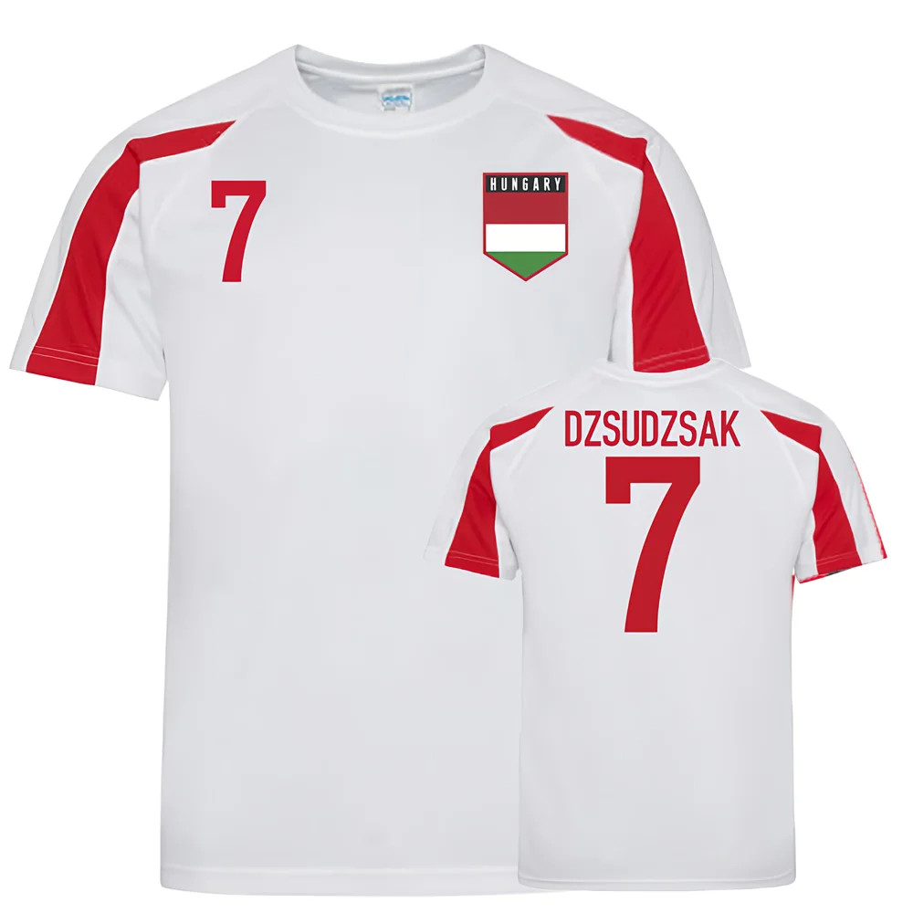 Hungary Sports Training Jersey (Dzsudzsak 7) Polyester Uksoccershop Men's White-Red Xxl
