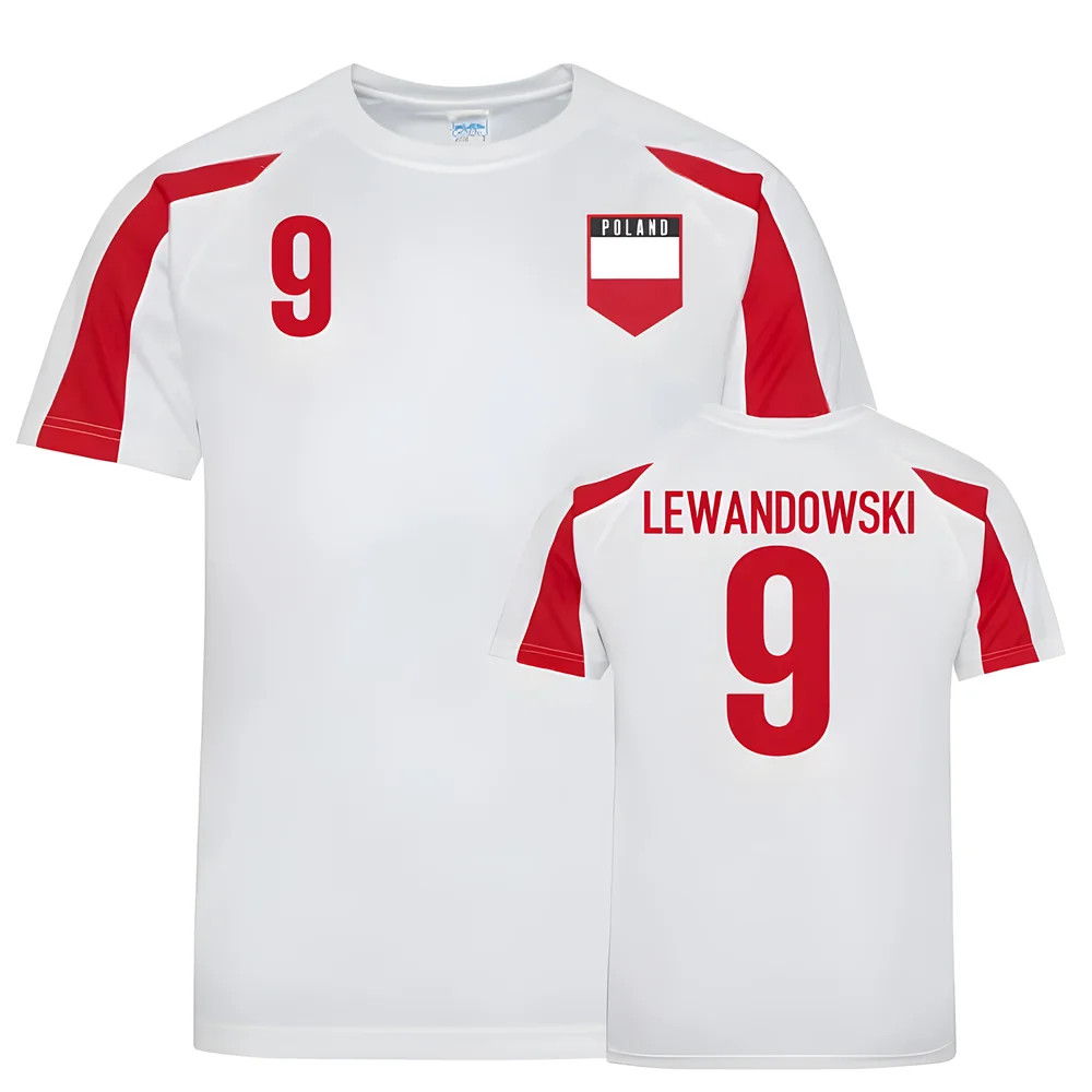 Click to view product details and reviews for Poland Sports Training Jerseys Lewandowski 9.