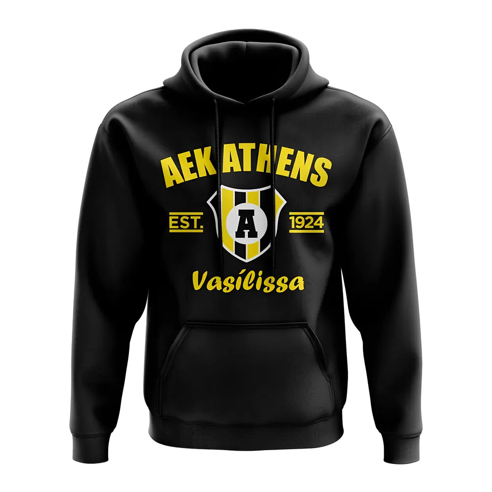 Click to view product details and reviews for Aek Athens Established Hoody Black. Click to view product details and reviews for Aek Athens Established Hoody Black.