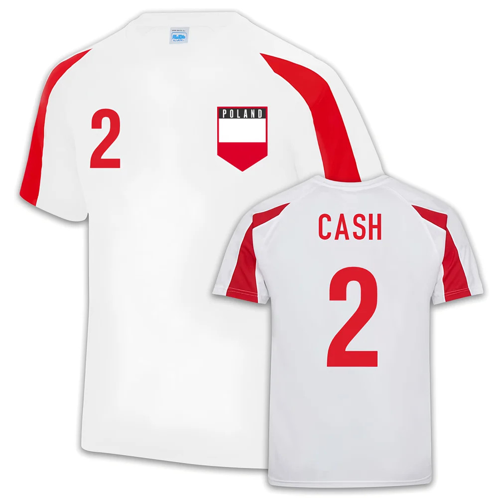 Poland Sports Jersey Training (Matty Cash 2) Polyester Uksoccershop Men's White Xxl