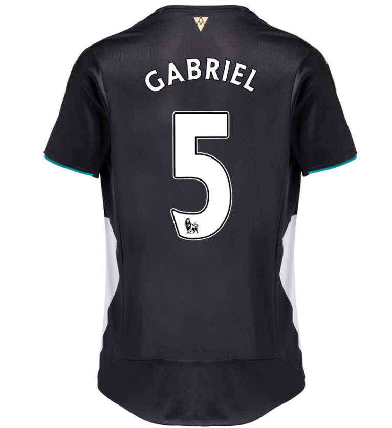 2015-2016 Arsenal Third Cup Shirt (Gabriel 5)