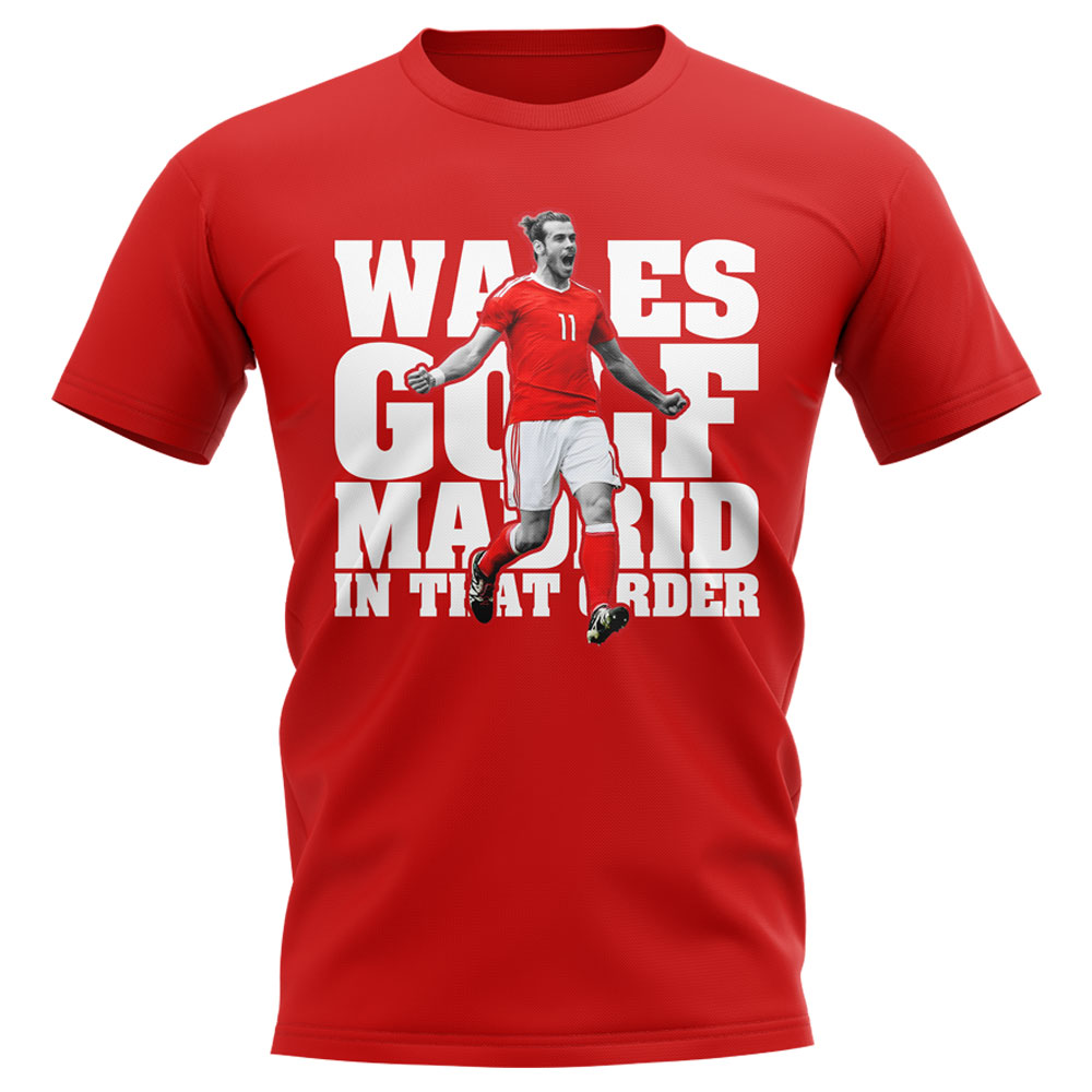 Click to view product details and reviews for Gareth Bale Wales Golf Real Madrid Tshirt Red.