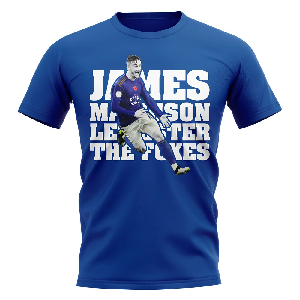 Click to view product details and reviews for James Maddison Leicester Player T Shirt Royal.