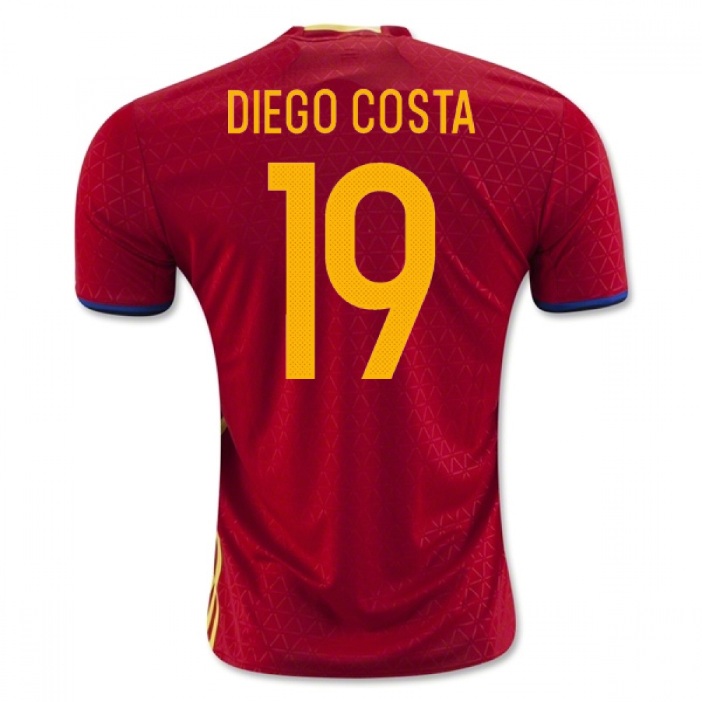 Click to view product details and reviews for 2016 2017 Spain Home Shirt Diego Costa 19.