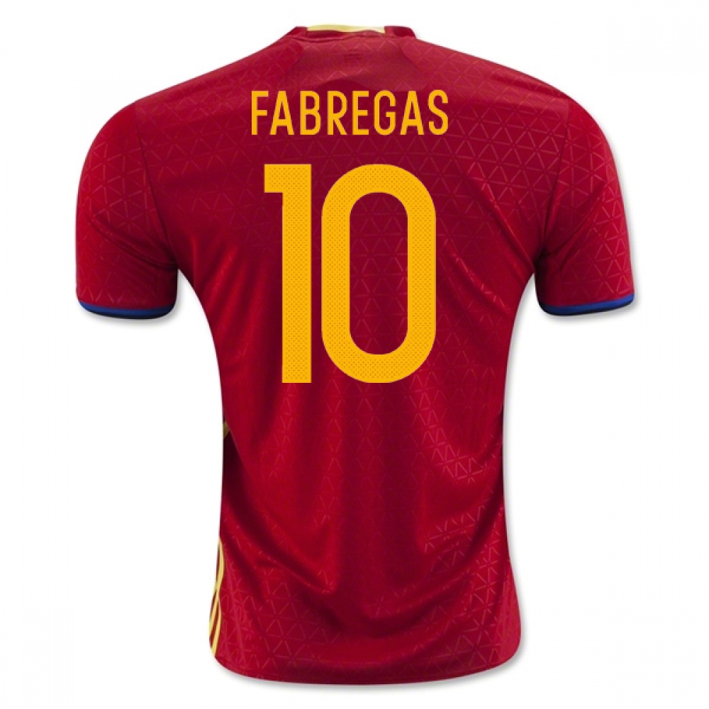 Click to view product details and reviews for 2016 2017 Spain Home Shirt Fabregas 10.