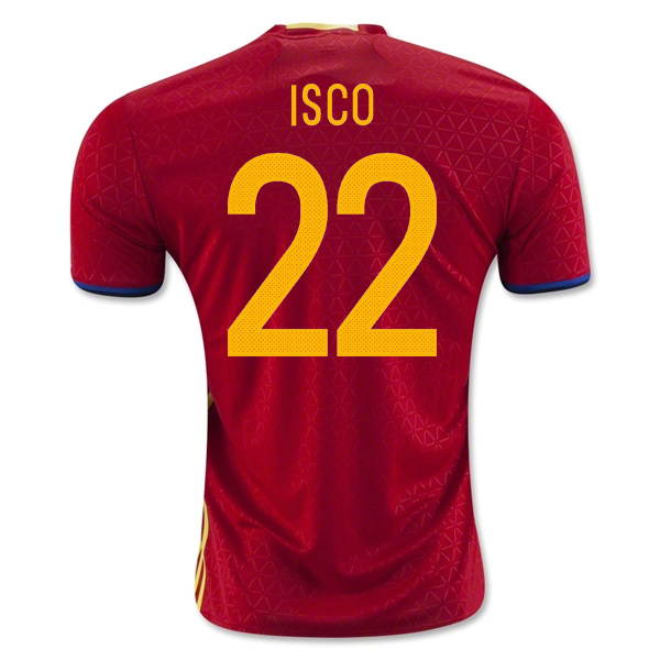 Click to view product details and reviews for 2016 2017 Spain Home Shirt Isco 22.