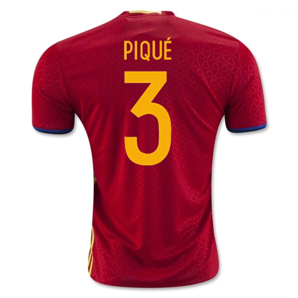 Click to view product details and reviews for 2016 2017 Spain Home Shirt Pique 3.