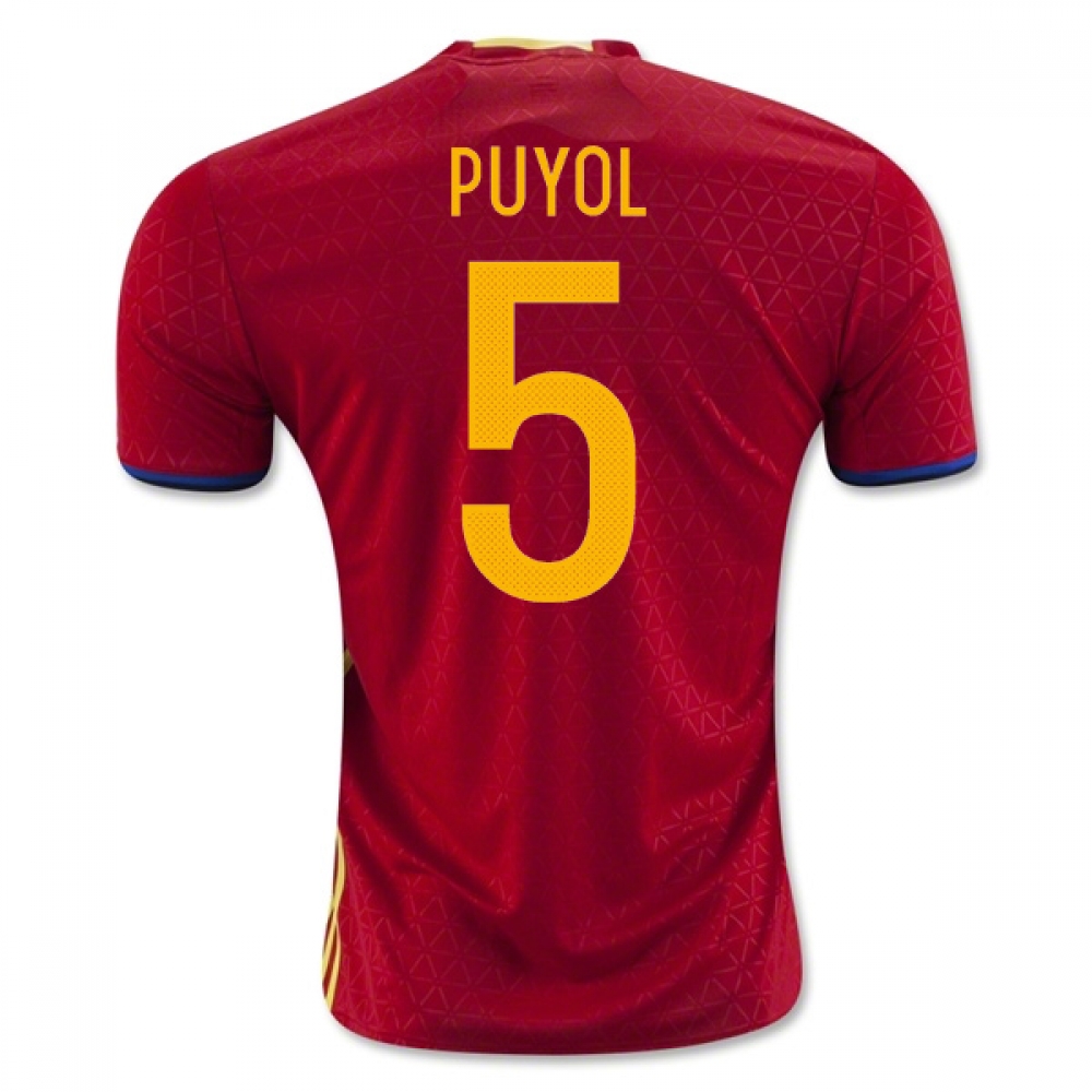 Click to view product details and reviews for 2016 2017 Spain Home Shirt Puyol 5.