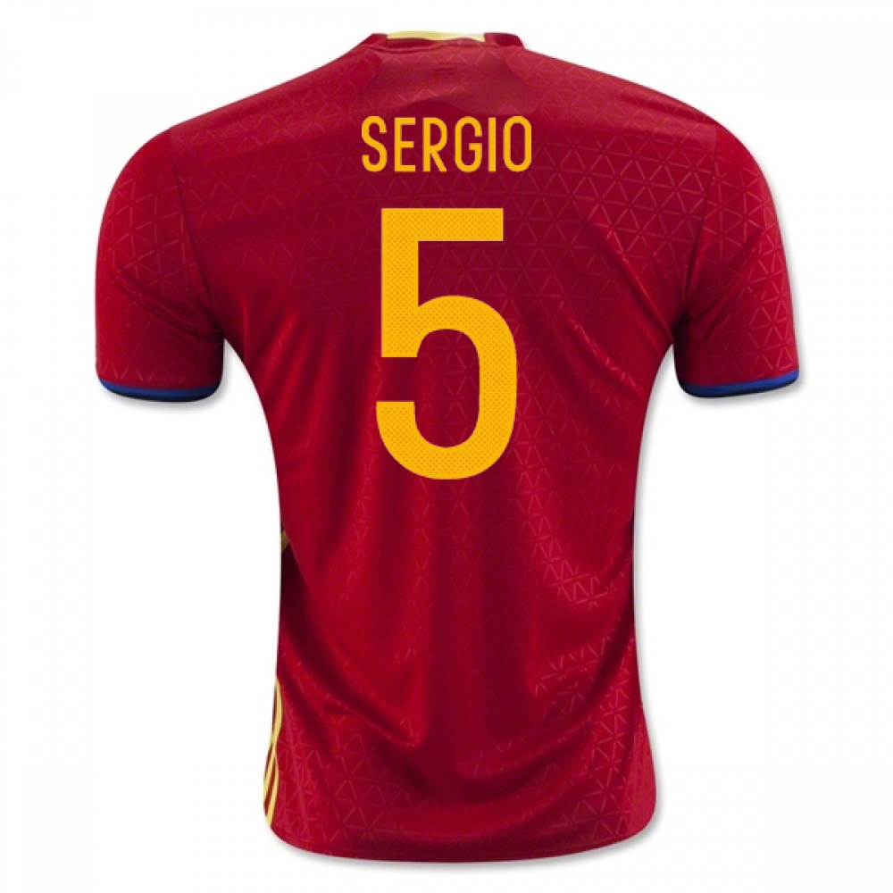 Click to view product details and reviews for 2016 2017 Spain Home Shirt Sergio 5. Click to view product details and reviews for 2016 2017 Spain Home Shirt Sergio 5.