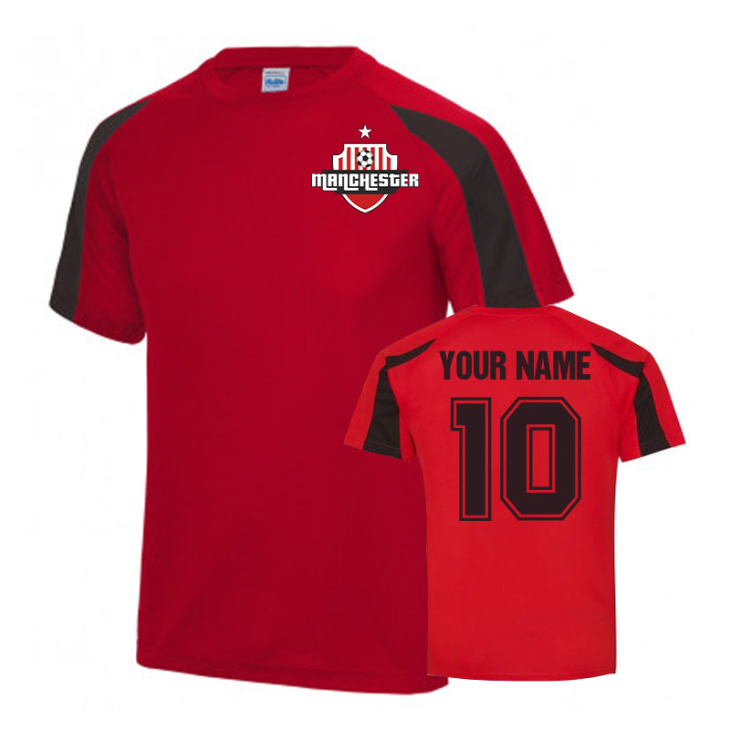 Click to view product details and reviews for Your Name Manchester United Sports Training Jersey Red.