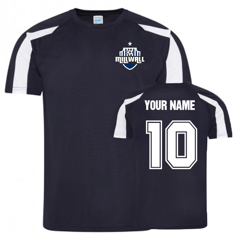 Click to view product details and reviews for Your Name Millwall Sports Training Jersey Navy.