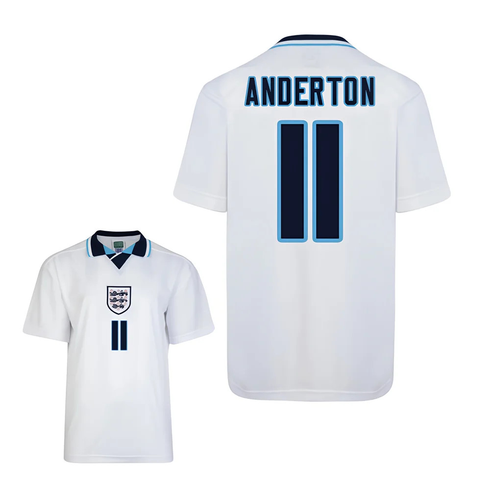 Click to view product details and reviews for Score Draw England Euro 1996 Home Shirt Anderton 11. Click to view product details and reviews for Score Draw England Euro 1996 Home Shirt Anderton 11.