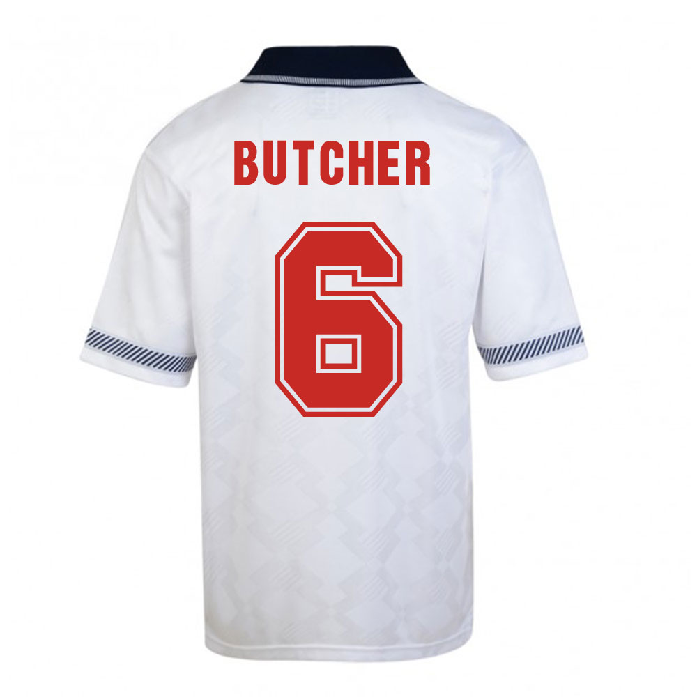 Click to view product details and reviews for Score Draw England World Cup 1990 Home Shirt Butcher 6. Click to view product details and reviews for Score Draw England World Cup 1990 Home Shirt Butcher 6.
