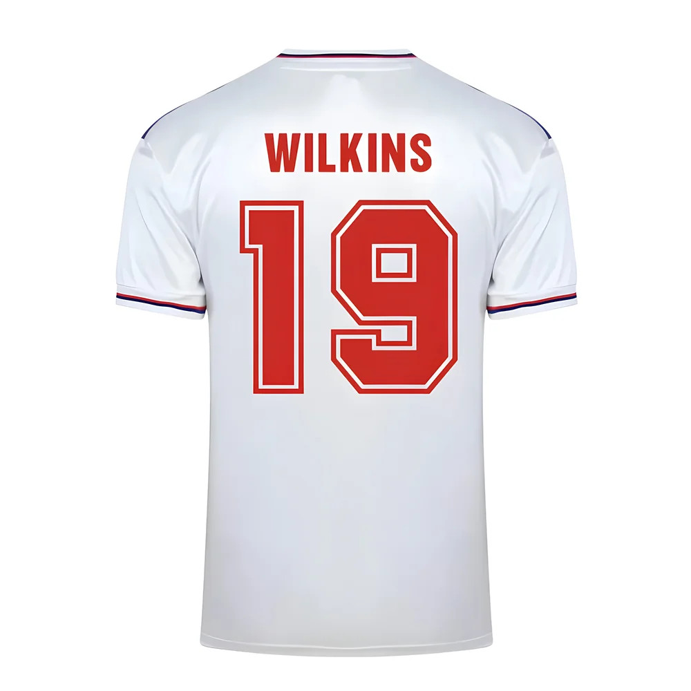 Click to view product details and reviews for Score Draw England World Cup 1982 Home Shirt Wilkins 19. Click to view product details and reviews for Score Draw England World Cup 1982 Home Shirt Wilkins 19.