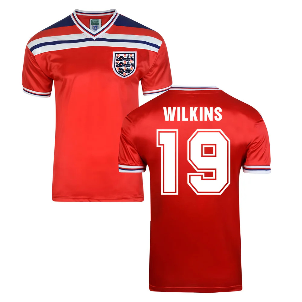 Click to view product details and reviews for Score Draw England World Cup 1982 Away Shirt Wilkins 19.
