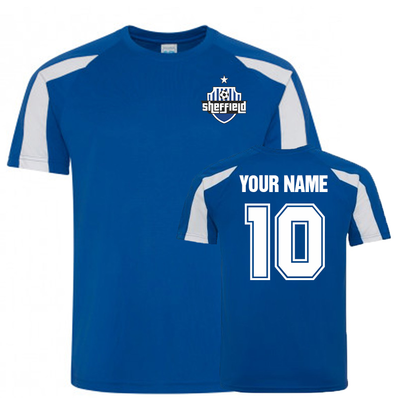 Click to view product details and reviews for Your Name Sheffield Wednesday Sports Training Jersey Blue.