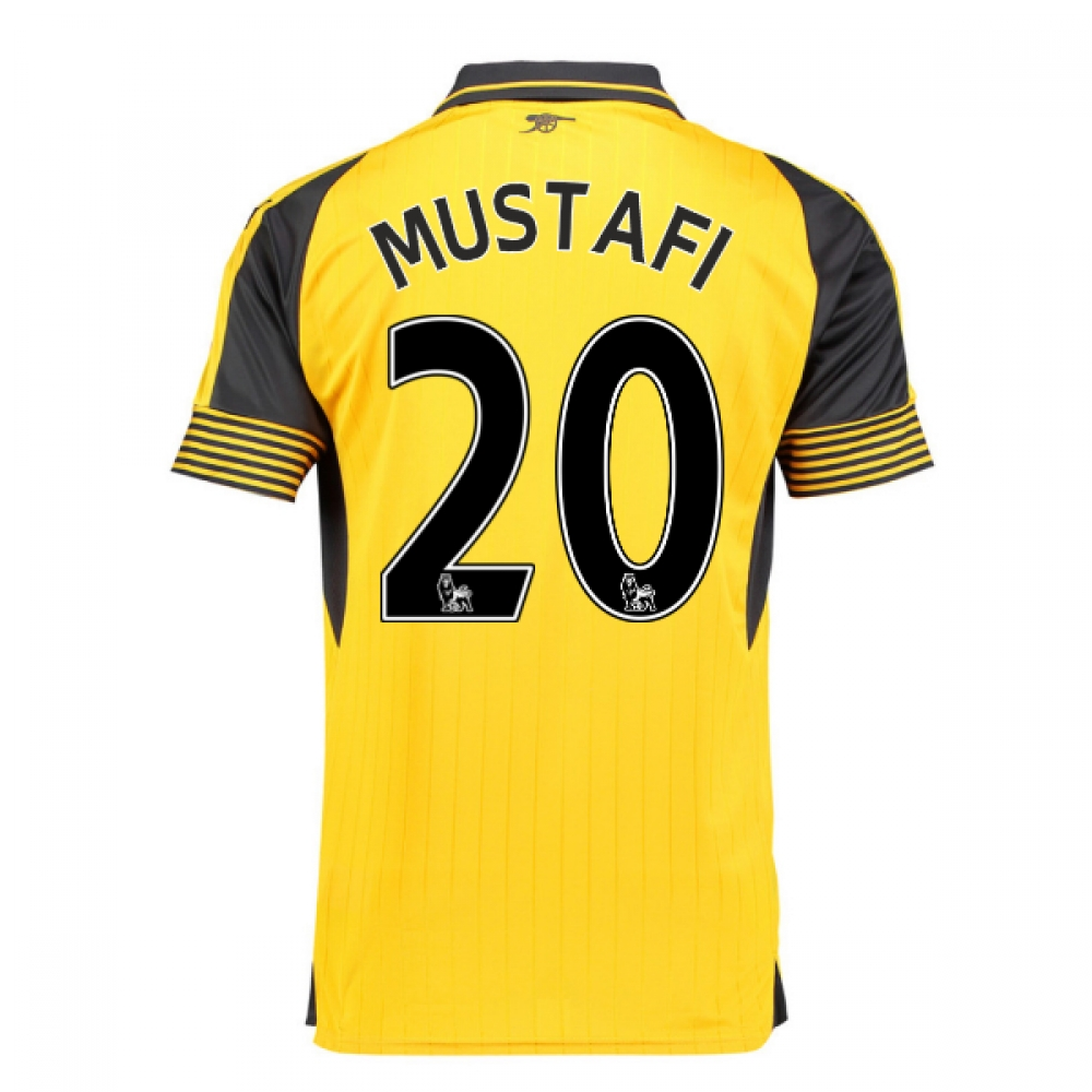 Click to view product details and reviews for 2016 17 Arsenal Away Shirt Mustafi 20 Kids. Click to view product details and reviews for 2016 17 Arsenal Away Shirt Mustafi 20 Kids.