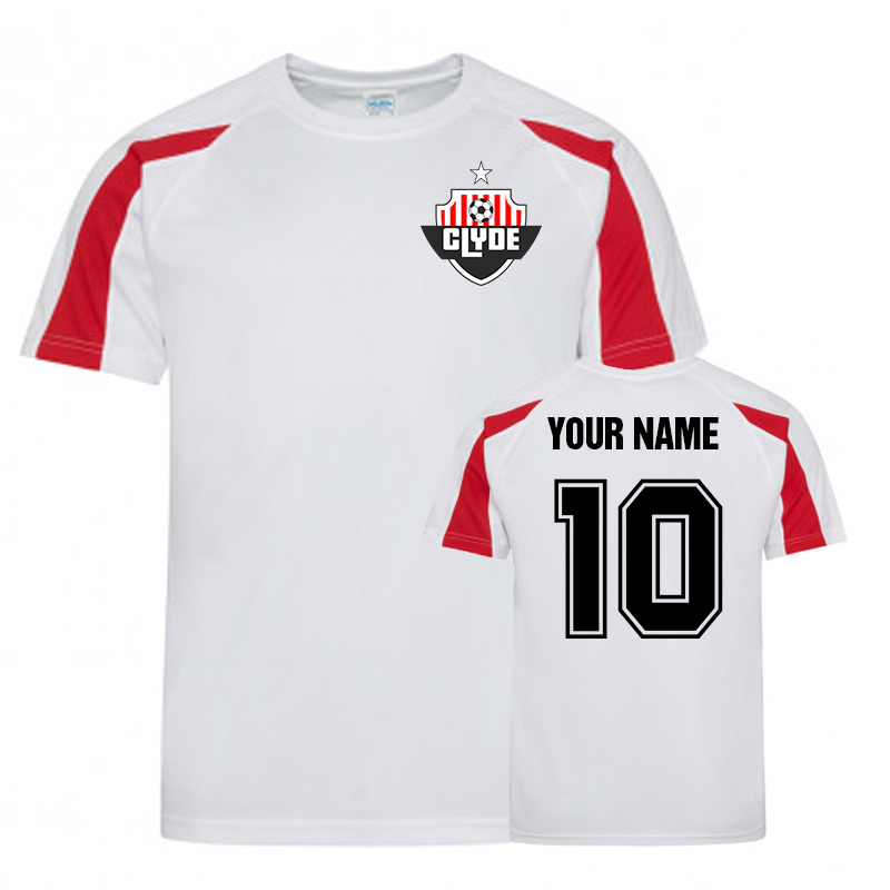 Click to view product details and reviews for Your Name Clyde Sports Training Jersey White.