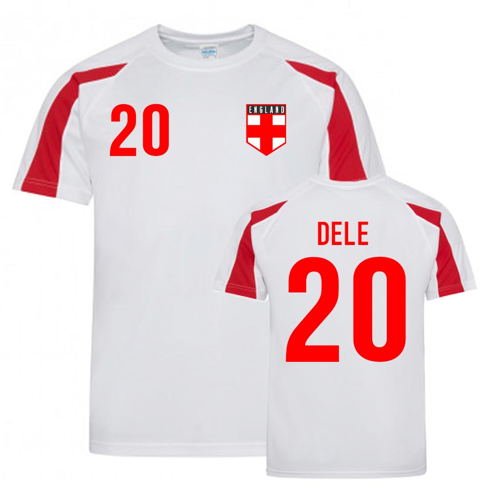 Click to view product details and reviews for Dele Alli England Sports Training Jersey White Red.