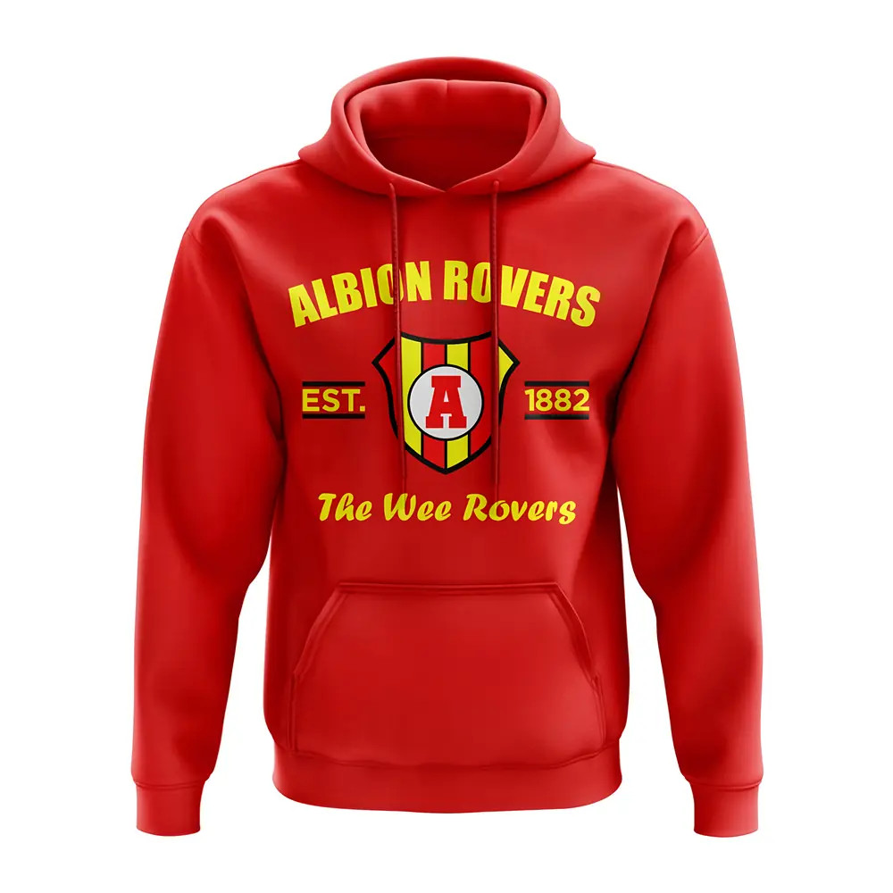 Click to view product details and reviews for Albion Rovers Established Hoody Red. Click to view product details and reviews for Albion Rovers Established Hoody Red.