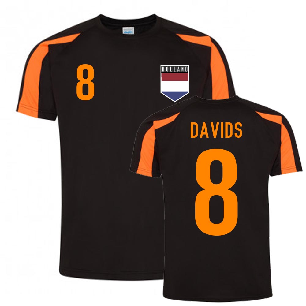 Click to view product details and reviews for Edgar Davids Holland Sports Training Jersey Black Orange.