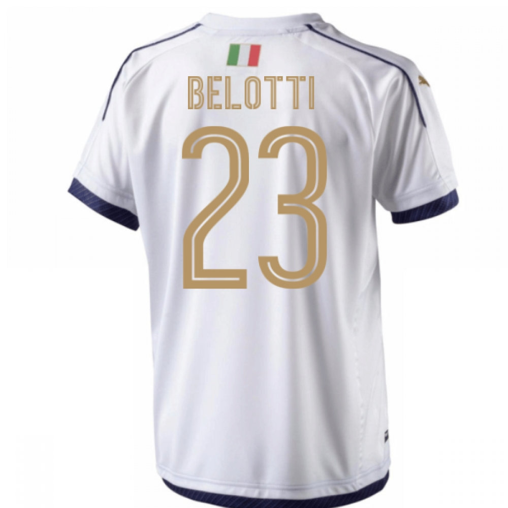 Click to view product details and reviews for 2006 Italy Tribute Away Shirt Belotti 23 Kids. Click to view product details and reviews for 2006 Italy Tribute Away Shirt Belotti 23 Kids.