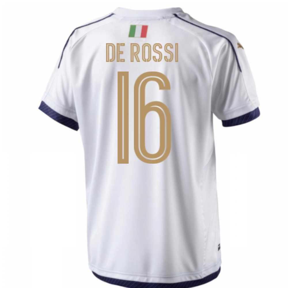 Click to view product details and reviews for 2006 Italy Tribute Away Shirt De Rossi 16 Kids. Click to view product details and reviews for 2006 Italy Tribute Away Shirt De Rossi 16 Kids.