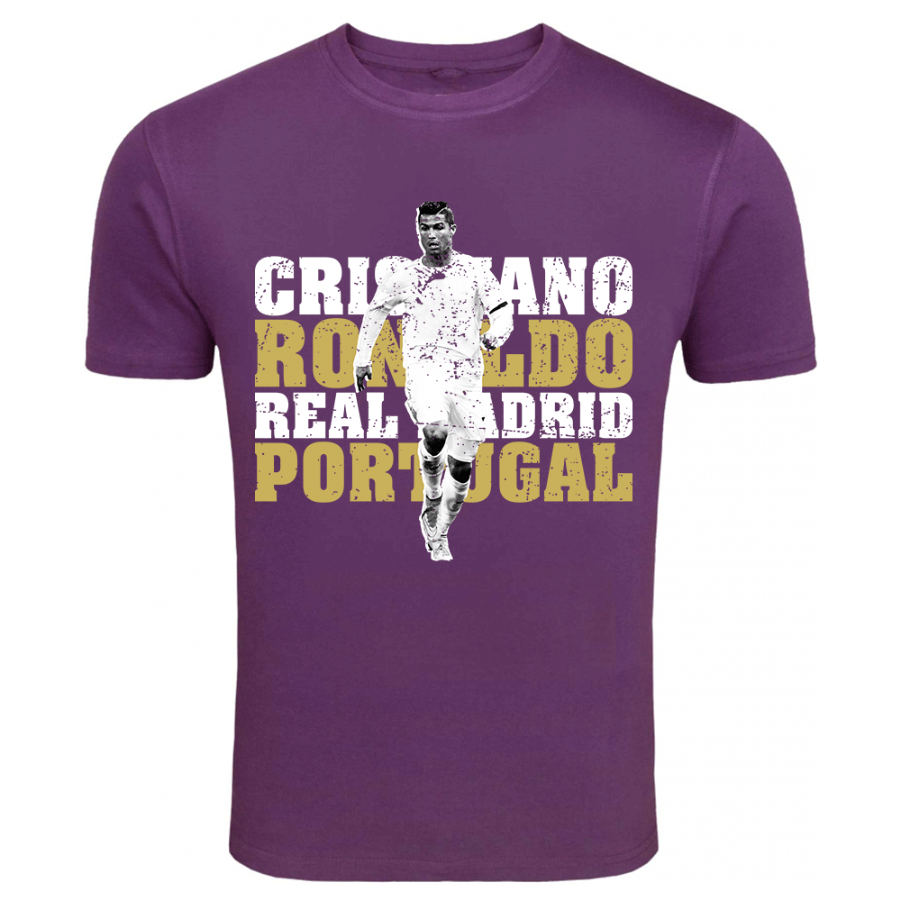 Click to view product details and reviews for Cristiano Ronaldo Real Madrid T Shirt Purple Kids.