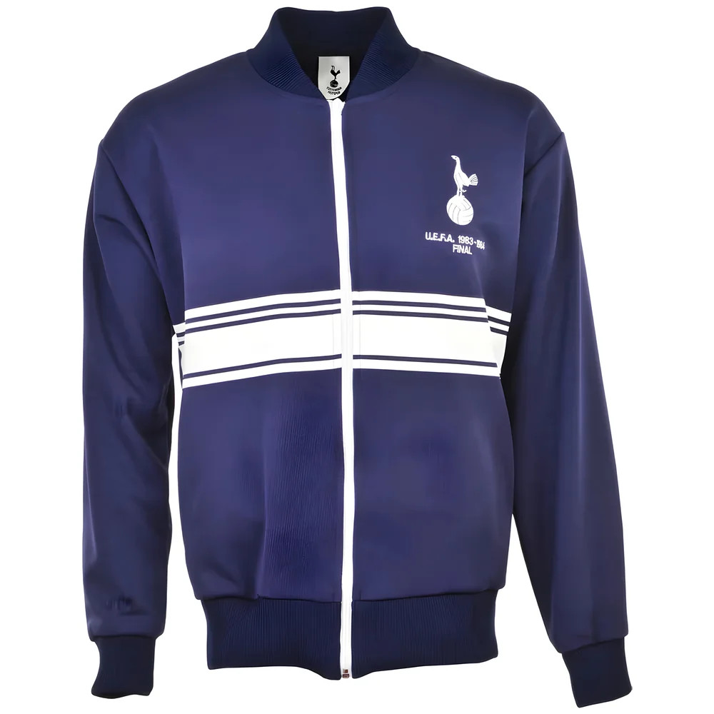 Tottenham Hotspur 1984 Uefa Cup Final Track Top Polyester Made By: Toffs Men's Indigo Xxl