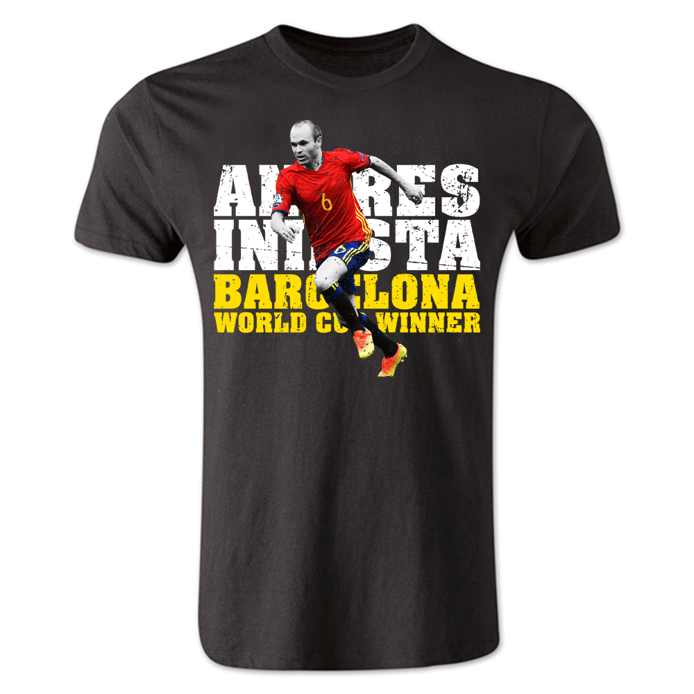 Click to view product details and reviews for Andres Iniesta Barcelona Player T Shirt Black Kids. Click to view product details and reviews for Andres Iniesta Barcelona Player T Shirt Black Kids.