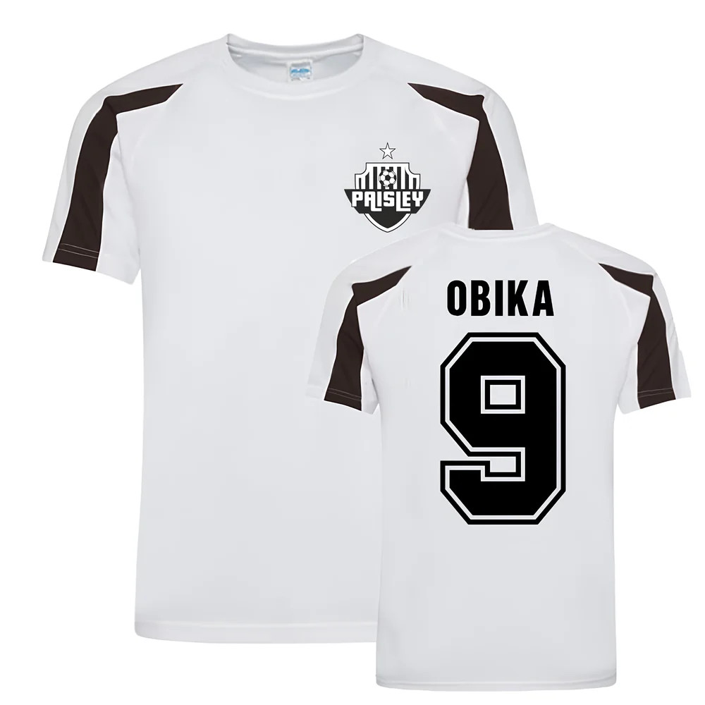 Jonathan Obika St Mirren Sports Training Jersey (White) Polyester Uksoccershop Men's White Extra Large