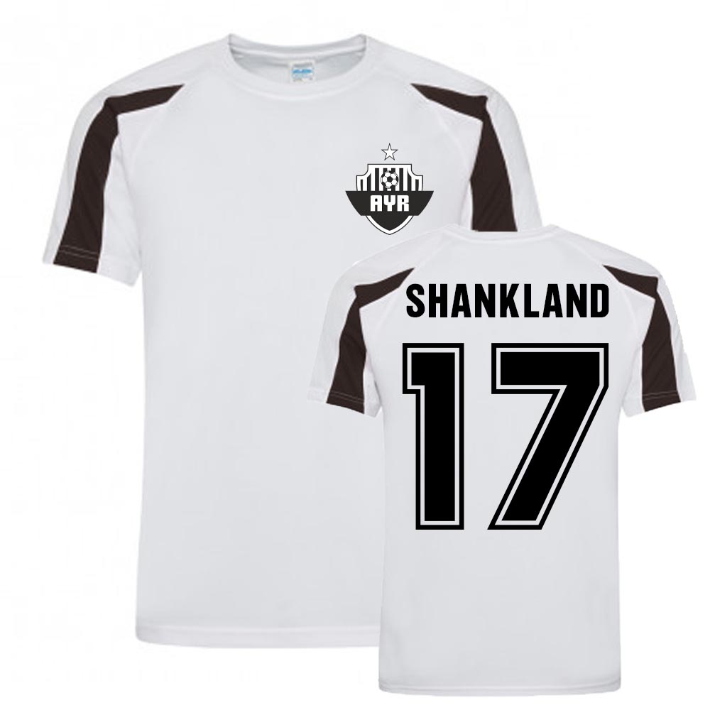 Click to view product details and reviews for Lawrence Shankland Ayr United Sports Training Jersey White.