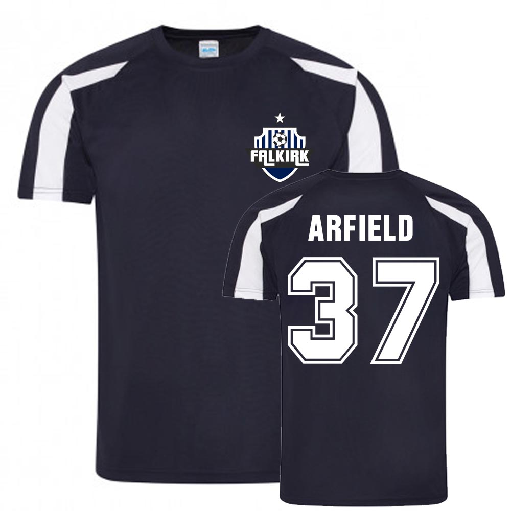 Click to view product details and reviews for Scott Arfield Falkirk Sports Training Jersey Navy.