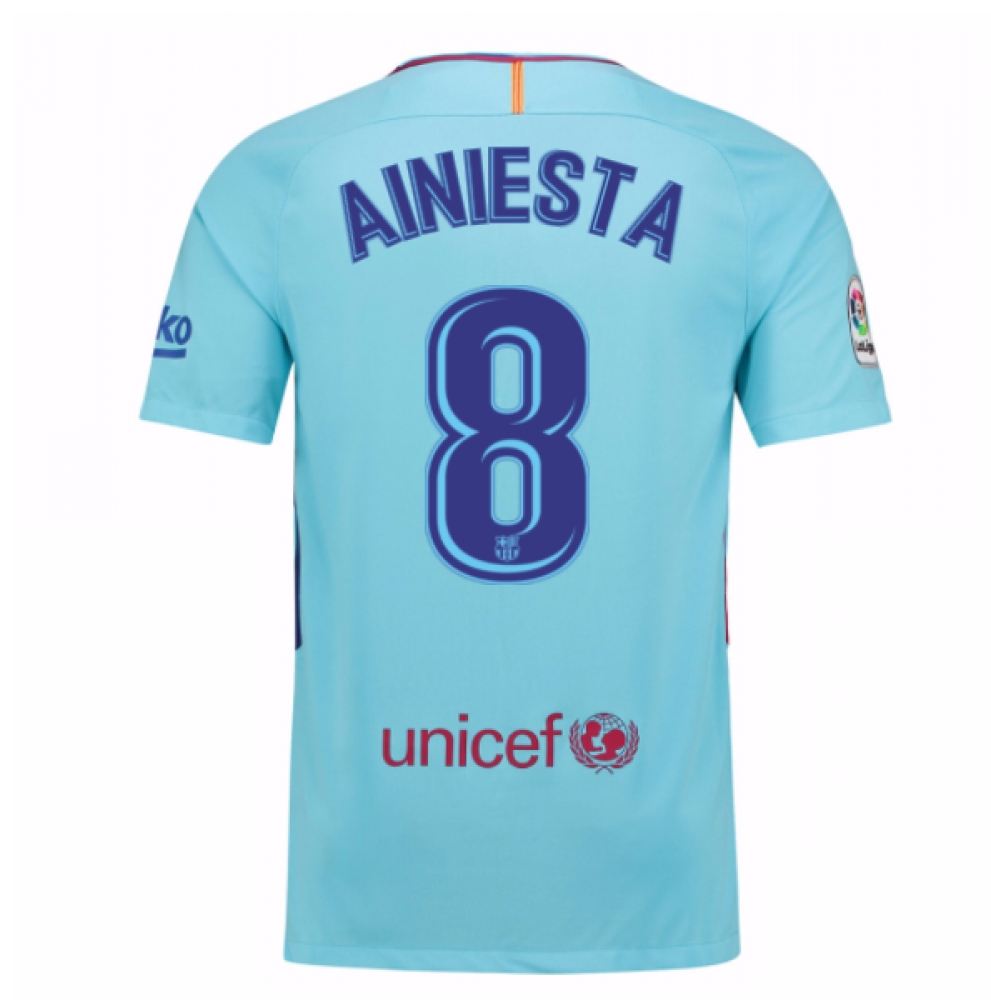 Click to view product details and reviews for 2017 2018 Barcelona Away Shirt A Iniesta 8 Kids. Click to view product details and reviews for 2017 2018 Barcelona Away Shirt A Iniesta 8 Kids.