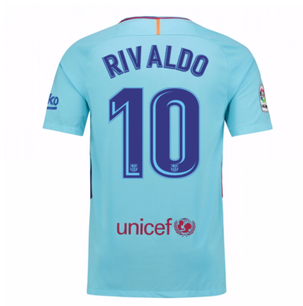 Click to view product details and reviews for 2017 2018 Barcelona Away Shirt Rivaldo 10 Kids. Click to view product details and reviews for 2017 2018 Barcelona Away Shirt Rivaldo 10 Kids.