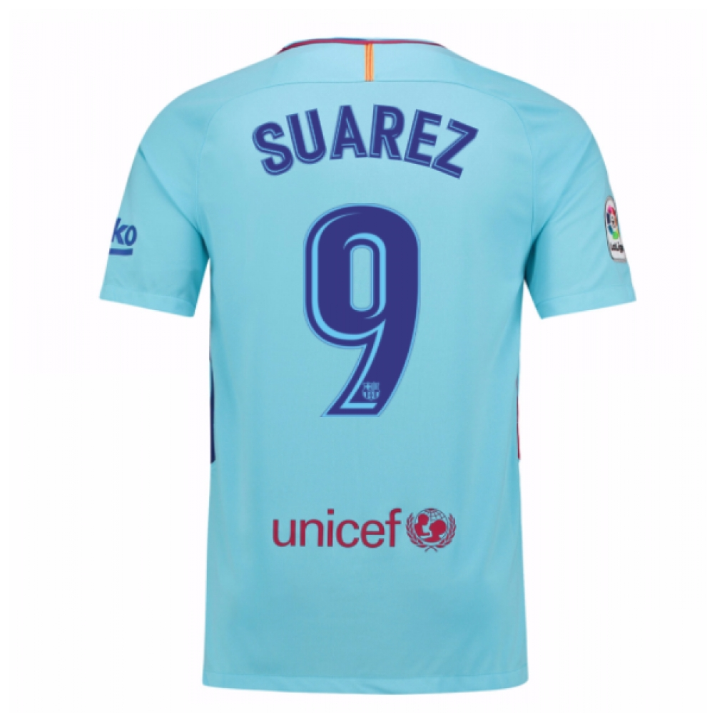 Click to view product details and reviews for 2017 2018 Barcelona Away Shirt Suarez 9 Kids. Click to view product details and reviews for 2017 2018 Barcelona Away Shirt Suarez 9 Kids.