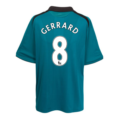 Steven Gerrard Liverpool 3rd shirt