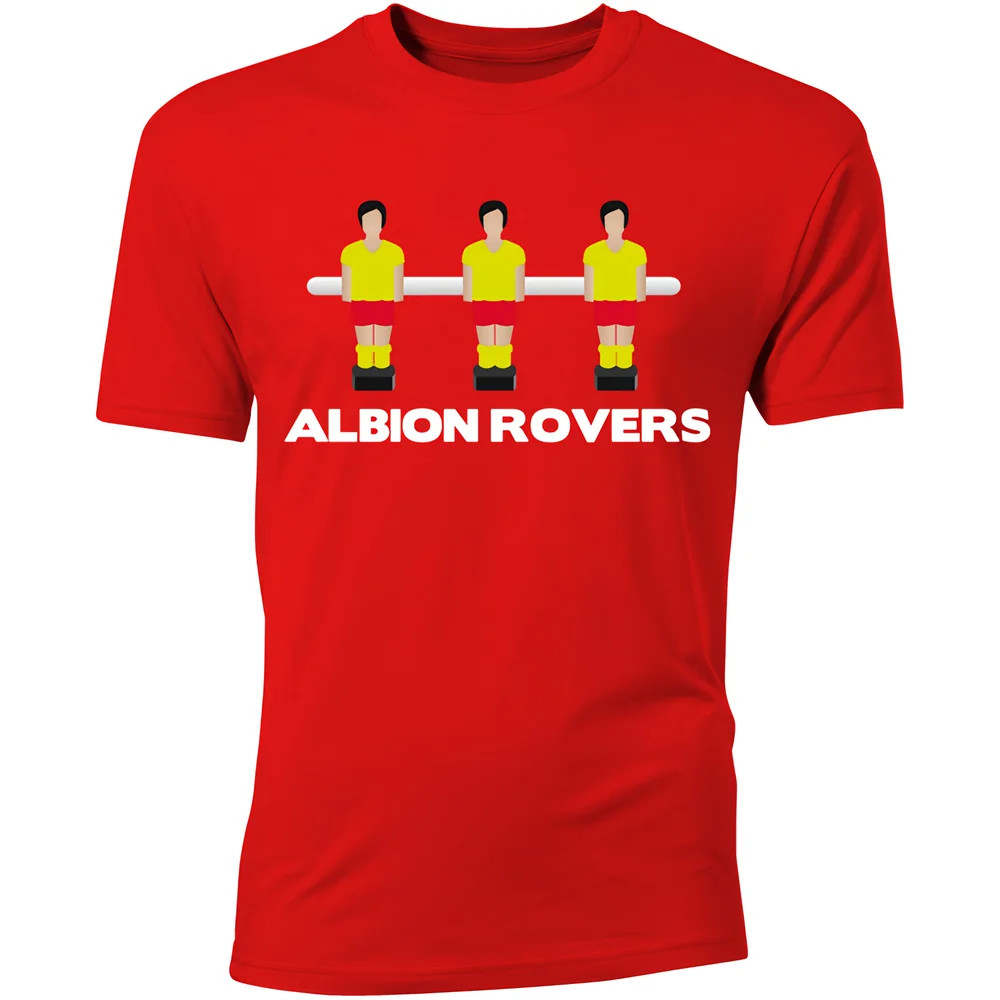Click to view product details and reviews for Albion Rovers Table Football T Shirt Red. Click to view product details and reviews for Albion Rovers Table Football T Shirt Red.