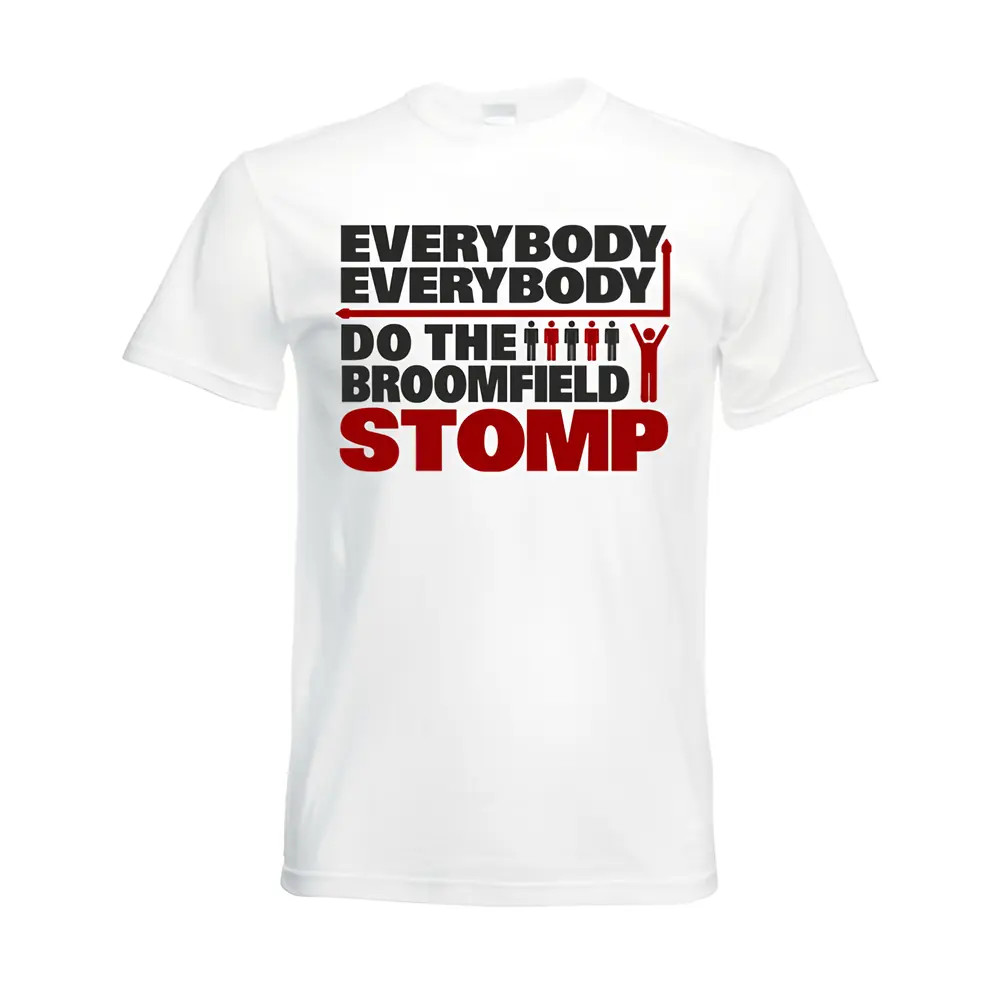 Click to view product details and reviews for Airdrie Broomfield Stomp T Shirt White. Click to view product details and reviews for Airdrie Broomfield Stomp T Shirt White.