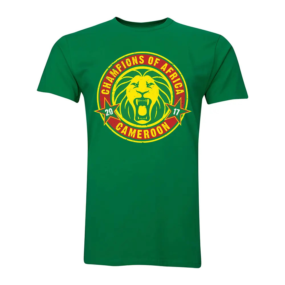 Click to view product details and reviews for Cameroon African Nations Winners T Shirt Green. Click to view product details and reviews for Cameroon African Nations Winners T Shirt Green.