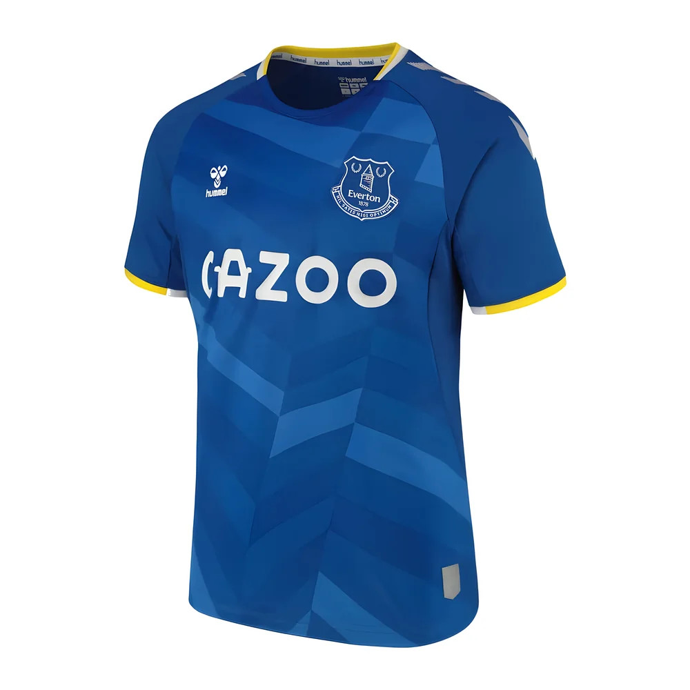 '21-'22 Everton Home Shirt Polyester Made By: Umbro Men's Blue 3XL